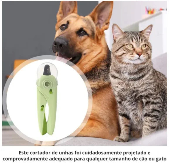 3-in-1 LED Light Cat Dog File Pliers Nail Clipper