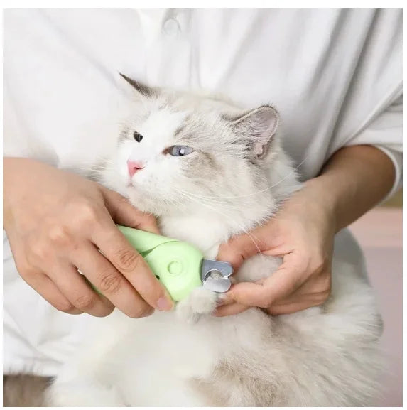 3-in-1 LED Light Cat Dog File Pliers Nail Clipper