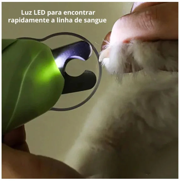 3-in-1 LED Light Cat Dog File Pliers Nail Clipper