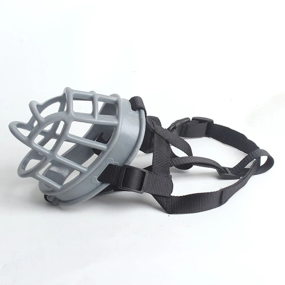 Comfy Soft Silicone Pet Dog Muzzle Breathable Basket Muzzle for Small Medium Large and X-Large Dogs Stop Biting Barking Chewing