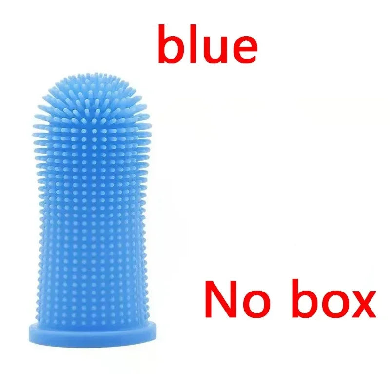 1/2/3pcs Dog Super Soft Pet Finger Toothbrush Teeth Cleaning Bad Breath Care Nontoxic Silicone Tooth Brush Tool