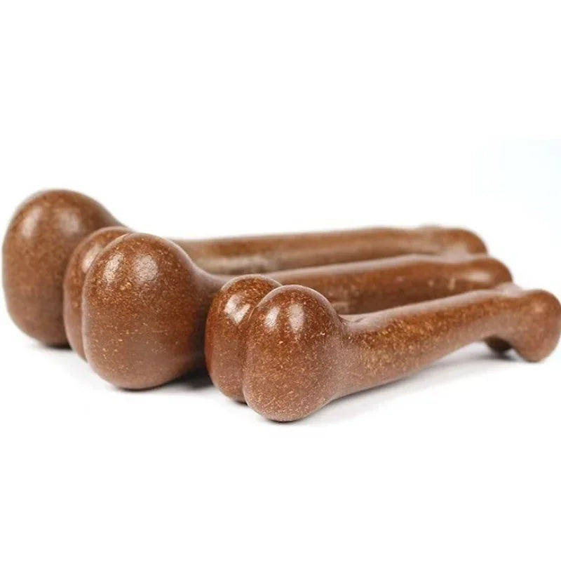 Natural Non-Toxic Dog Bone Chew Toy Nearly Indestructible Anti-Bite Puppy Chew Toy for Small Medium Large Dogs Pet Chew Toy