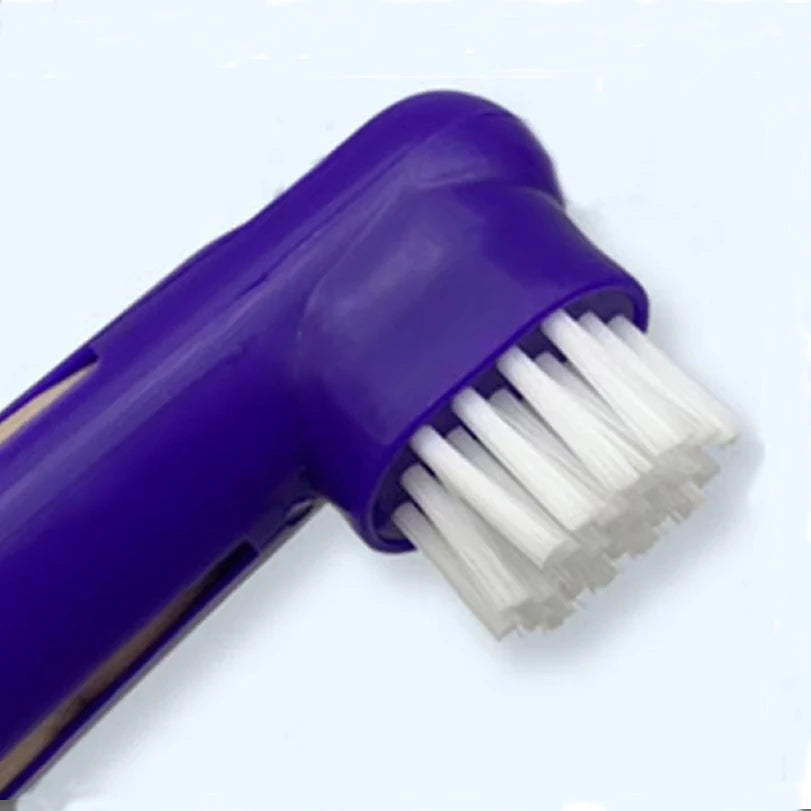 Pet Toothpaste Toothbrush Dog Cat Teeth Cleaning Dog Cat Fingertips Cat Dog Disposable Toothbrush Toothpaste Set