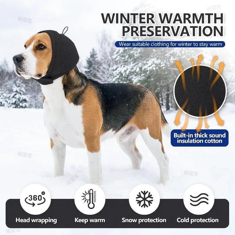 Pet Dog Ear Muffs Dog Noise Reduction Sound Insulation Swimming Waterproof Headgear Dog Emotional Soothing Headgear Dog Calming