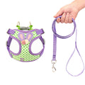 Cute plaid dog vest style chest strap for fashionable outings, adjustable anti slip chest strap, pet leash