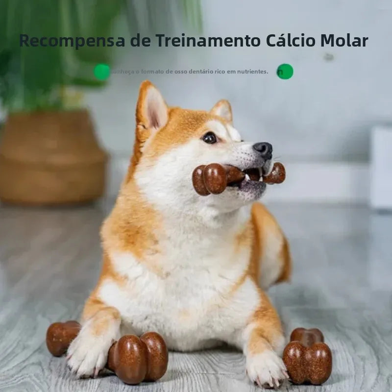 Natural Non-Toxic Dog Bone Chew Toy Nearly Indestructible Anti-Bite Puppy Chew Toy for Small Medium Large Dogs Pet Chew Toy
