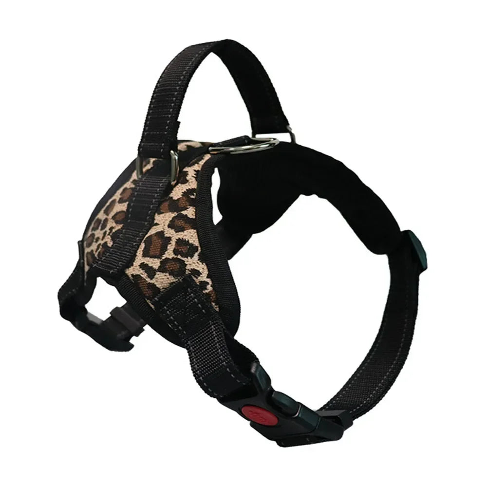 Adjustable Dog Harness Pet Large Dog Walk Out Harness Vest Collar with Hand Strap for Small Medium Large Dogs Pets Accessories
