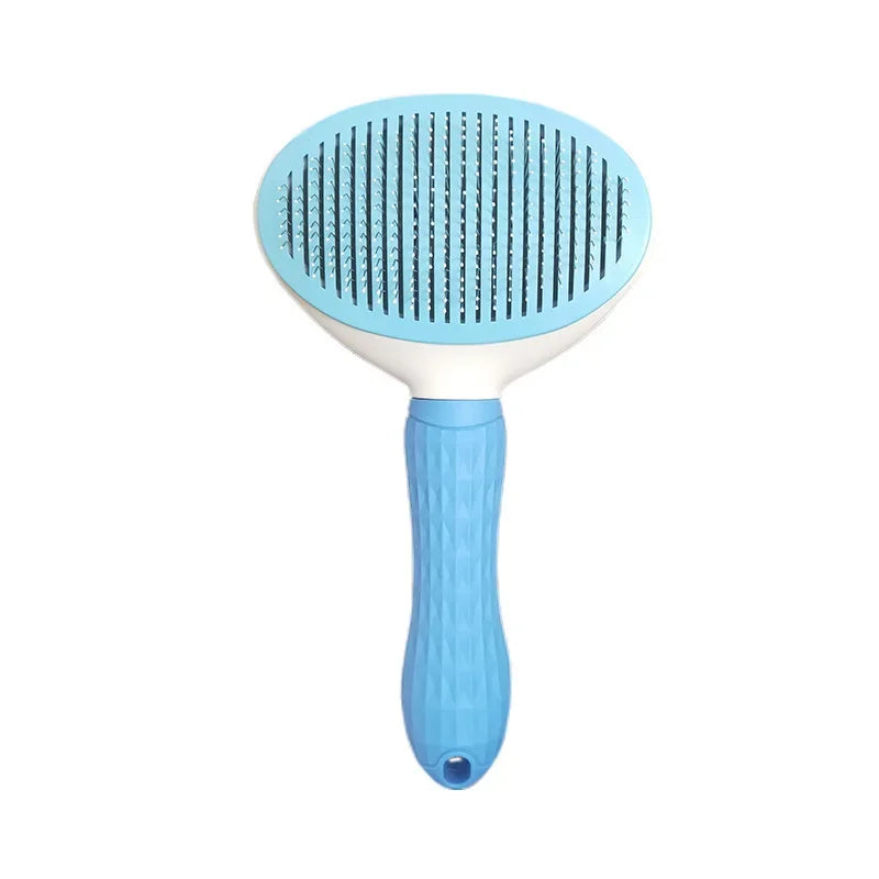 Self-cleaning Pet Hair Remove Comb Cat Slicker Brush Pet Hair Removal Comb For Cats Grooming Brushes Dog Combs Cat Accessories