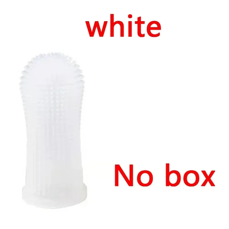 1/2/3pcs Dog Super Soft Pet Finger Toothbrush Teeth Cleaning Bad Breath Care Nontoxic Silicone Tooth Brush Tool