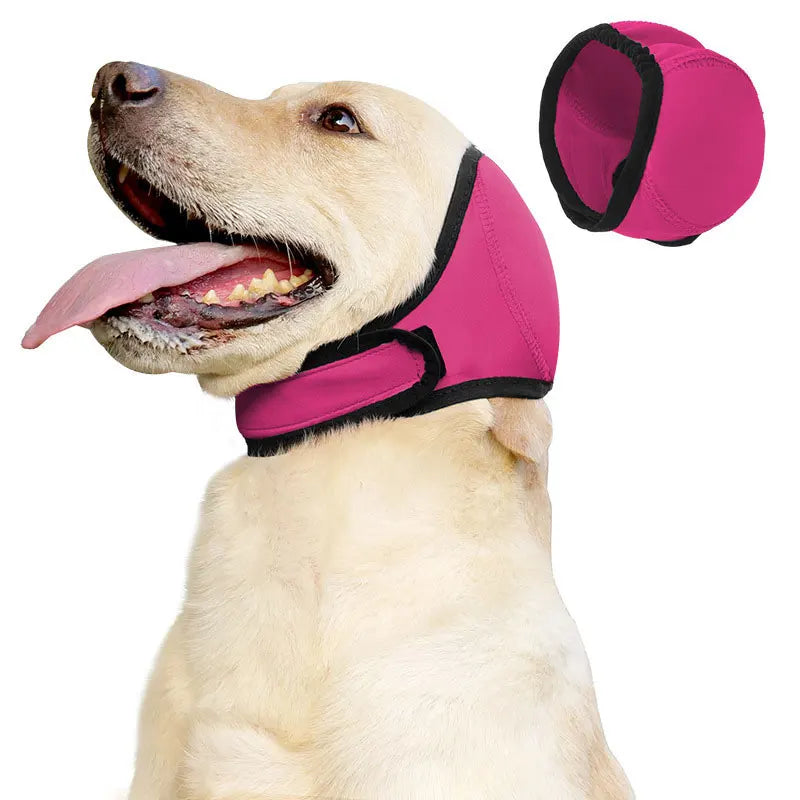 Pet Dog Ear Muffs Dog Noise Reduction Sound Insulation Swimming Waterproof Headgear Dog Emotional Soothing Headgear Dog Calming