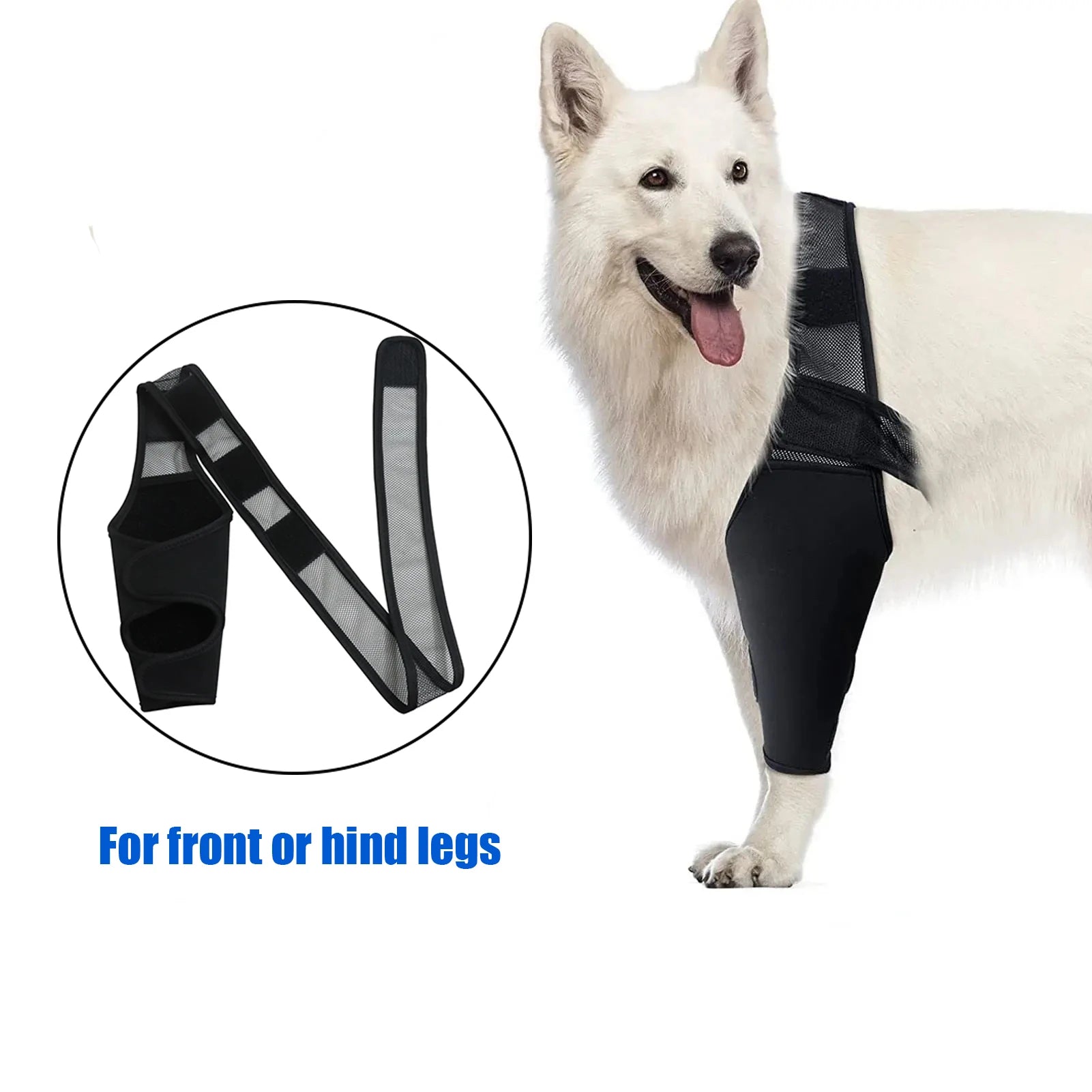 Pet Dog Knee Brace for Joint Pain Muscle Sore Leg Brace Rear Leg Bracer Support for Elderly Disabled Injured Dogs Knee Brace