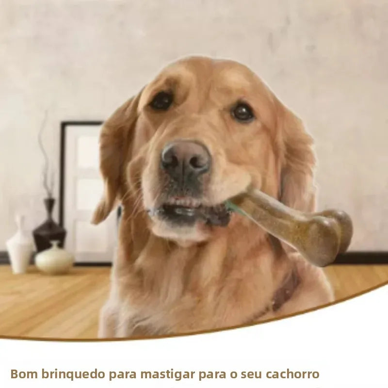 Natural Non-Toxic Dog Bone Chew Toy Nearly Indestructible Anti-Bite Puppy Chew Toy for Small Medium Large Dogs Pet Chew Toy