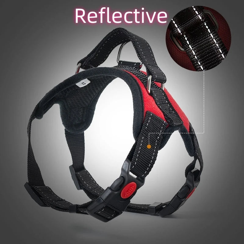 Adjustable Dog Harness Pet Large Dog Walk Out Harness Vest Collar for Small Medium Large Dogs Pets Accessories ﻿