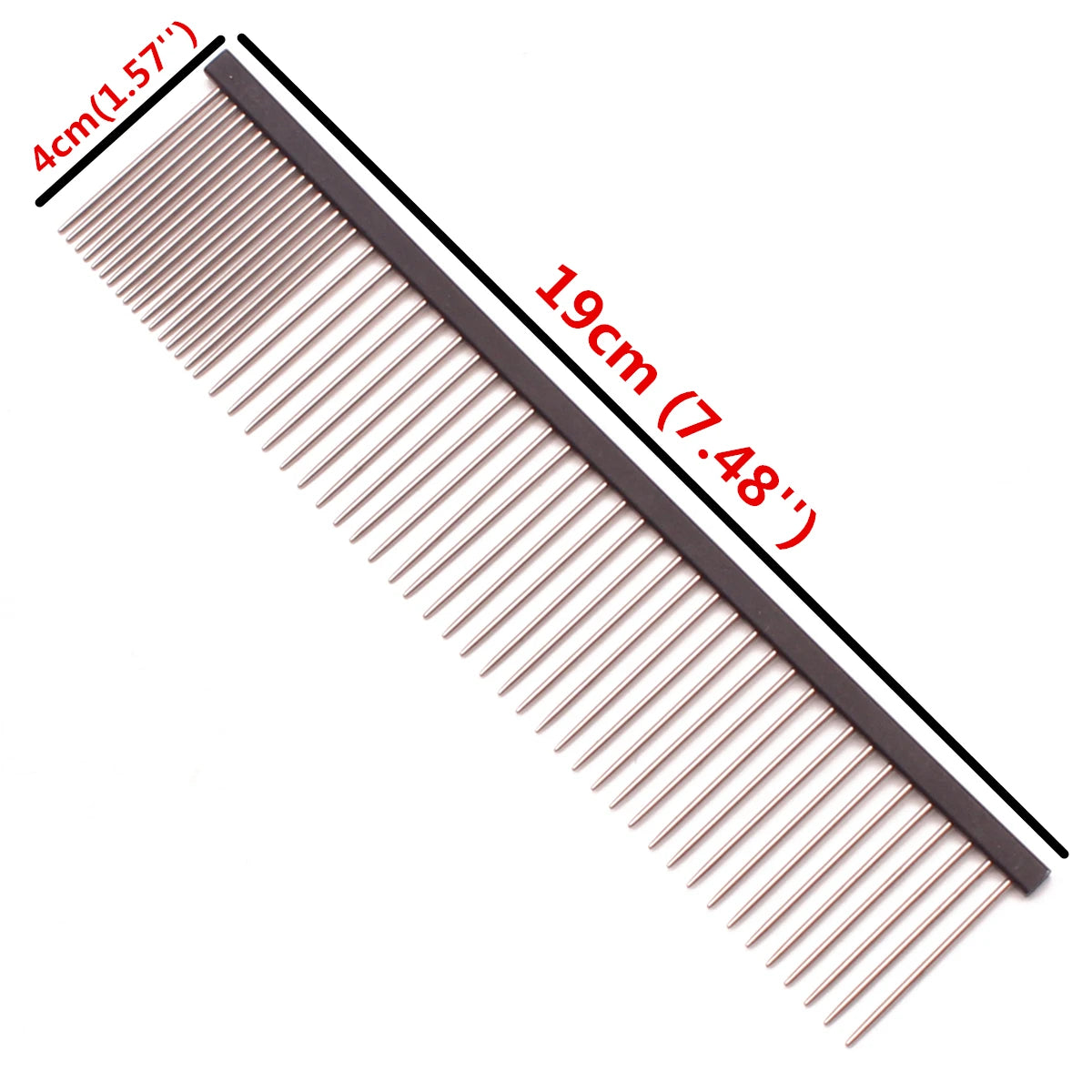 Pet Comb Aluminium Handle Dog Grooming Comb Colorful Cat Flur Comb Light Colorful Brush for Pet Salon Dropshipping