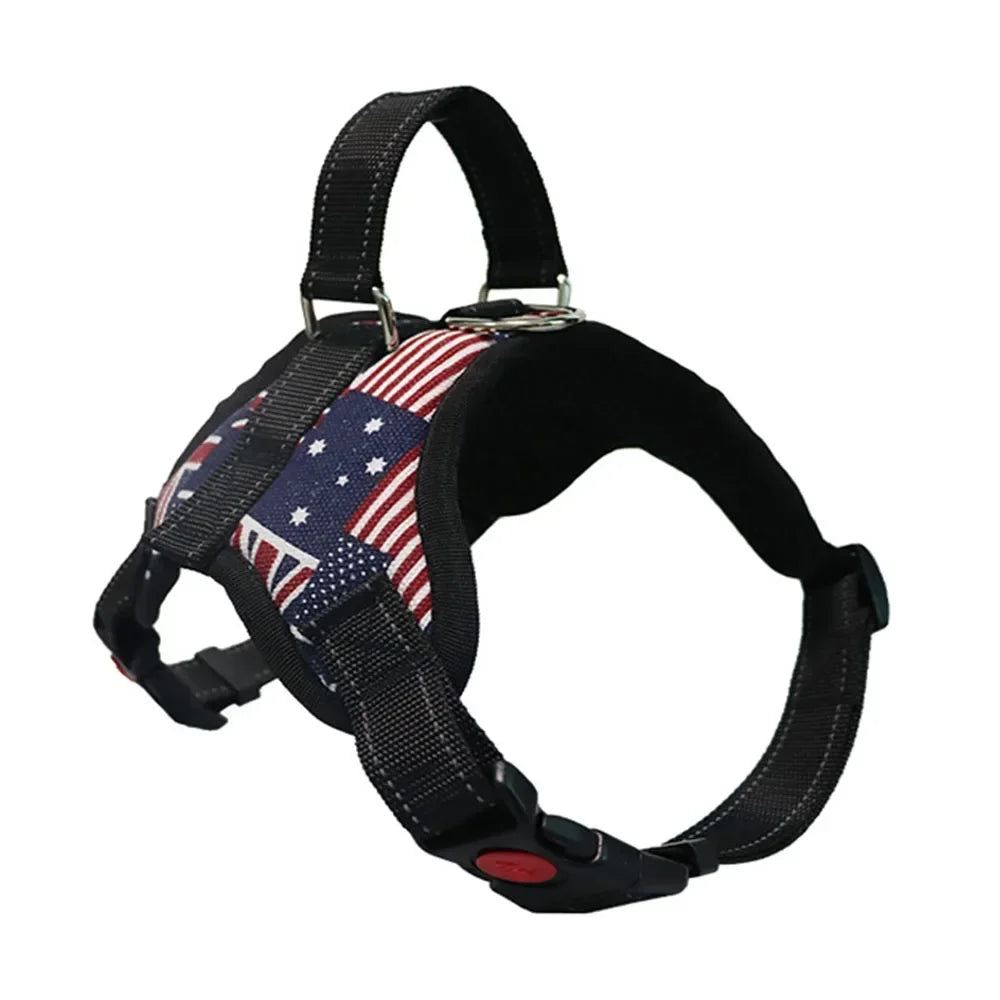 Adjustable Dog Harness Pet Large Dog Walk Out Harness Vest Collar with Hand Strap for Small Medium Large Dogs Pets Accessories