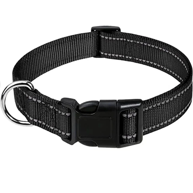 10 Colors Pet Dog Collar Nylon Neck Collar for Small Mdium Large Dog Chihuahua Leash Reflective Collars Supplies Pet Accessories