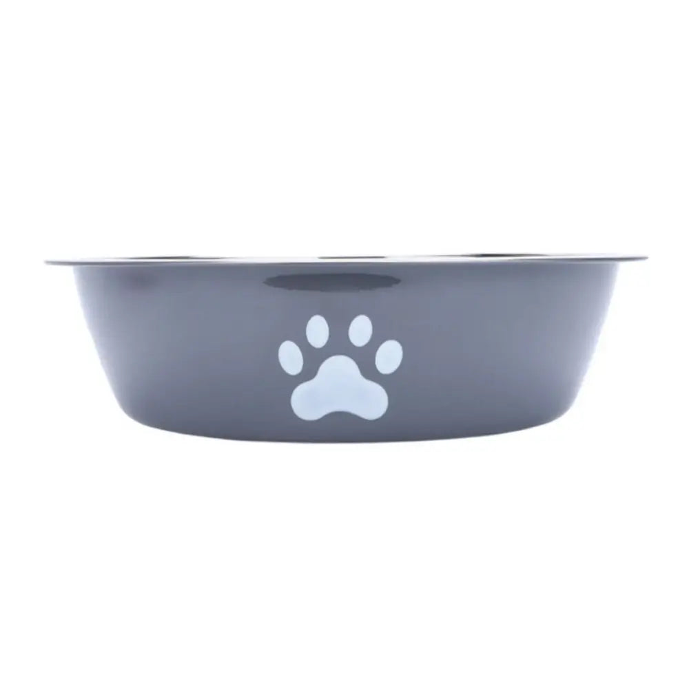 Large capacity stainless steel dog bowl anti-slip anti-rust dog water bowl pet feeder double-layer cat bowl suitable for puppies
