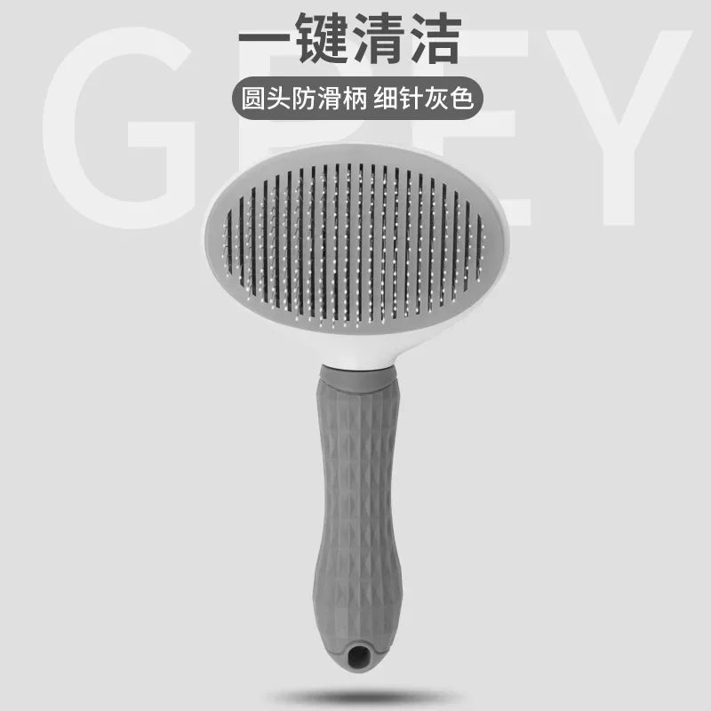 Self-cleaning Pet Hair Remove Comb Cat Slicker Brush Pet Hair Removal Comb For Cats Grooming Brushes Dog Combs Cat Accessories