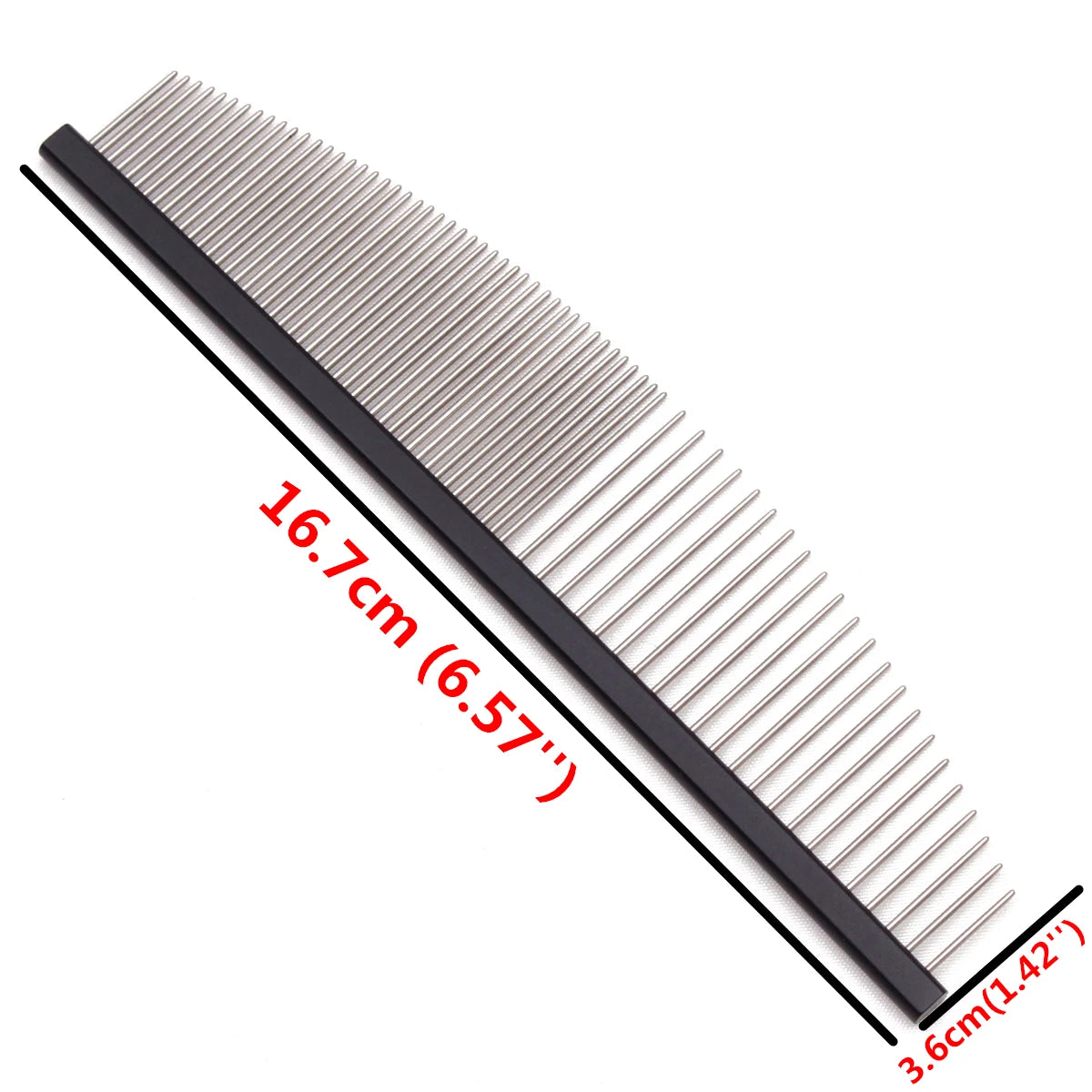 Pet Comb Aluminium Handle Dog Grooming Comb Colorful Cat Flur Comb Light Colorful Brush for Pet Salon Dropshipping