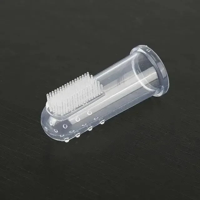 1/2/3pcs Dog Super Soft Pet Finger Toothbrush Teeth Cleaning Bad Breath Care Nontoxic Silicone Tooth Brush Tool