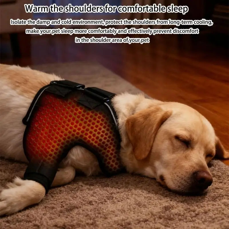 Adjustable Dog Shoulder Harness Knee Brace Joint Wrap for Front Leg Protecting