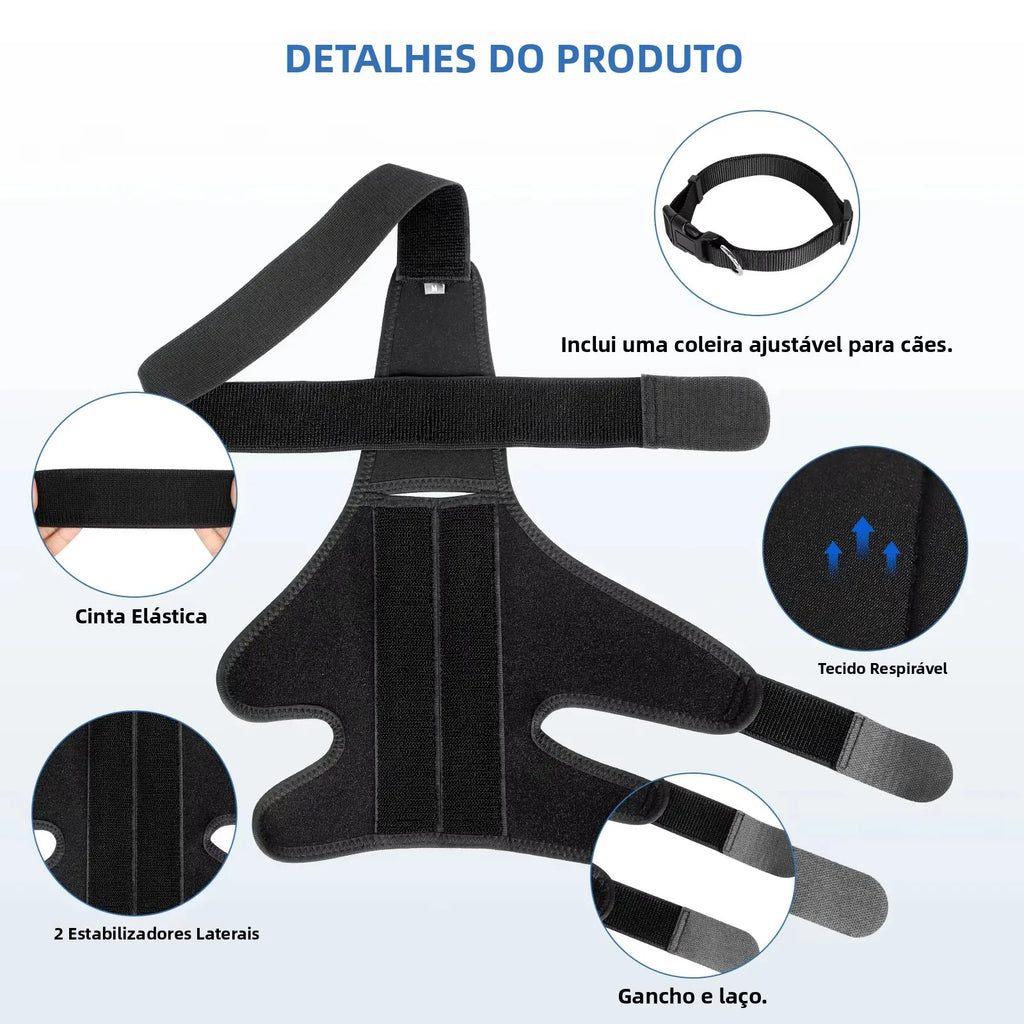 Pet Dog Knee Brace for Joint Pain Muscle Sore Leg Brace Rear Leg Bracer Support for Elderly Disabled Injured Dogs Knee Brace
