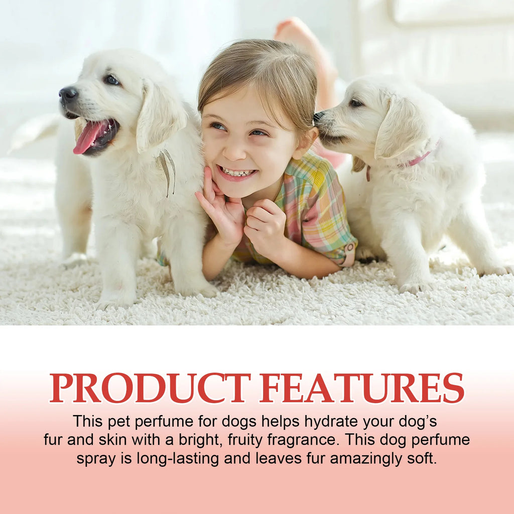 Pet Odor Eliminator Spray Dog Liquid Fragrance Body Odor Removal Smell Great Long Lasting Clean Deodorant Cat Liquid Perfumes