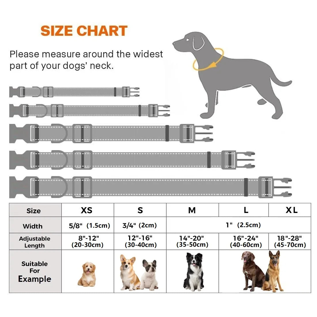 10 Colors Pet Dog Collar Nylon Neck Collar for Small Mdium Large Dog Chihuahua Leash Reflective Collars Supplies Pet Accessories