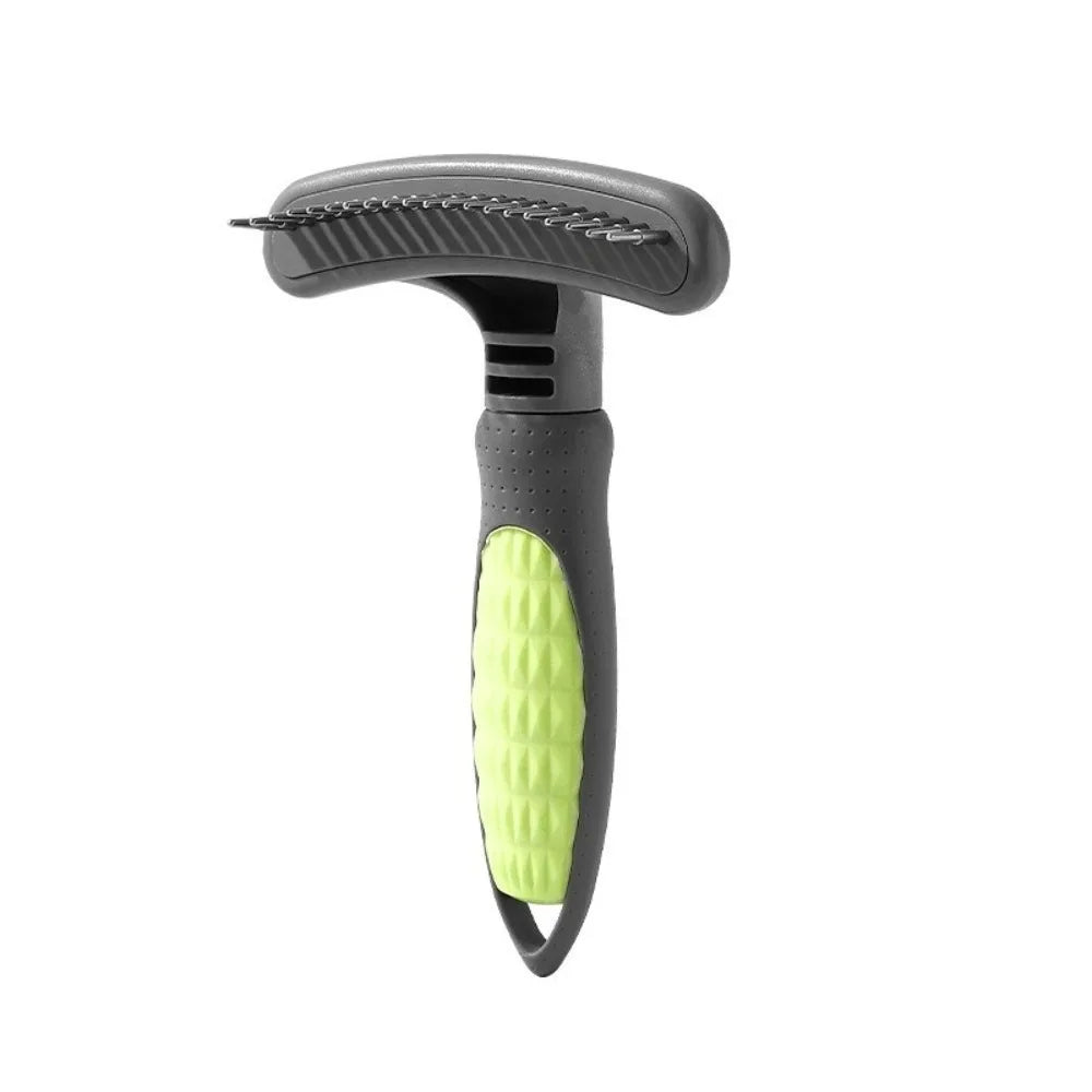 Large Size Pet Undercoat Rake 20 Single Row Rotating Pins 39 Double Row Rotating Pins Pet Hair Removal Brush