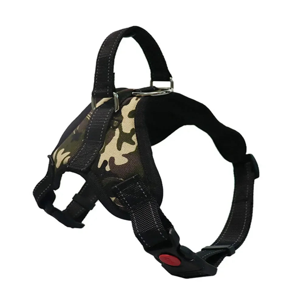 Adjustable Dog Harness Pet Large Dog Walk Out Harness Vest Collar with Hand Strap for Small Medium Large Dogs Pets Accessories