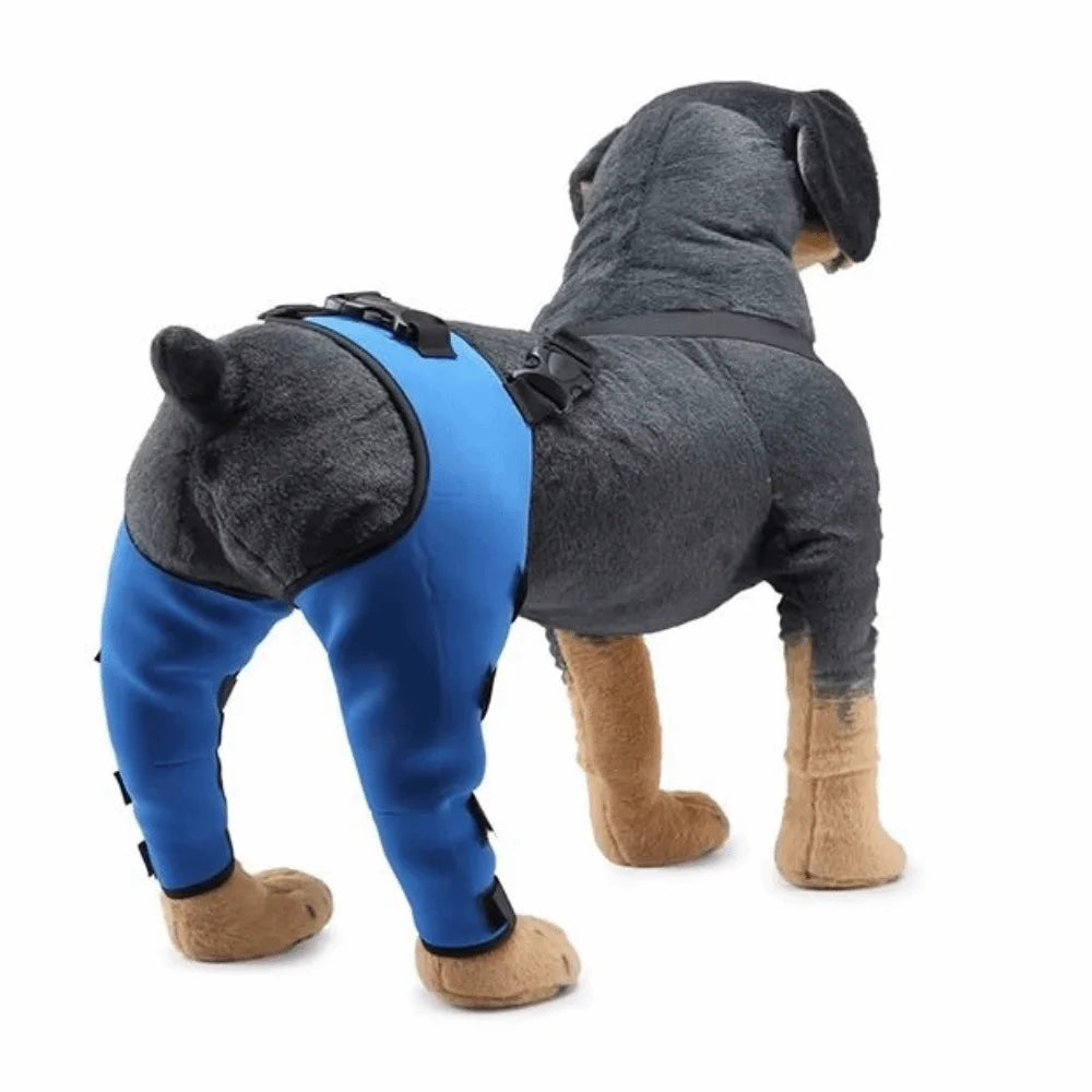 Adjustable Dog Knee Brace Breathable Comfortable Rear Leg Knee Brace with Reflective Strip Durable Dog Leg Support Brace