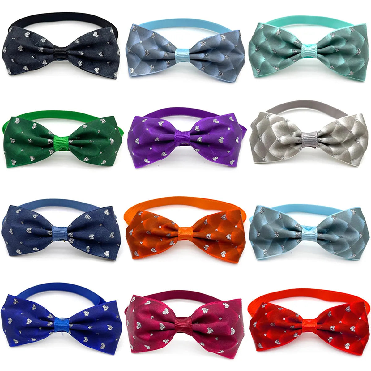 50/100pcs Dog Bow Tie Love Style Pet Supplies Neckties Small Dog Bowtie Pet Dog Cat Bowties Small Dog Grooming Accessories