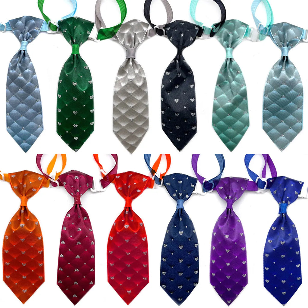50/100pcs Dog Bow Tie Love Style Pet Supplies Neckties Small Dog Bowtie Pet Dog Cat Bowties Small Dog Grooming Accessories