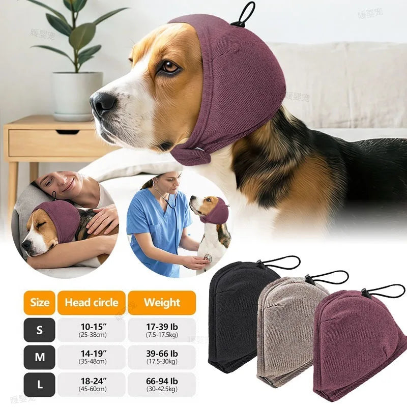 Pet Dog Ear Muffs Dog Noise Reduction Sound Insulation Swimming Waterproof Headgear Dog Emotional Soothing Headgear Dog Calming