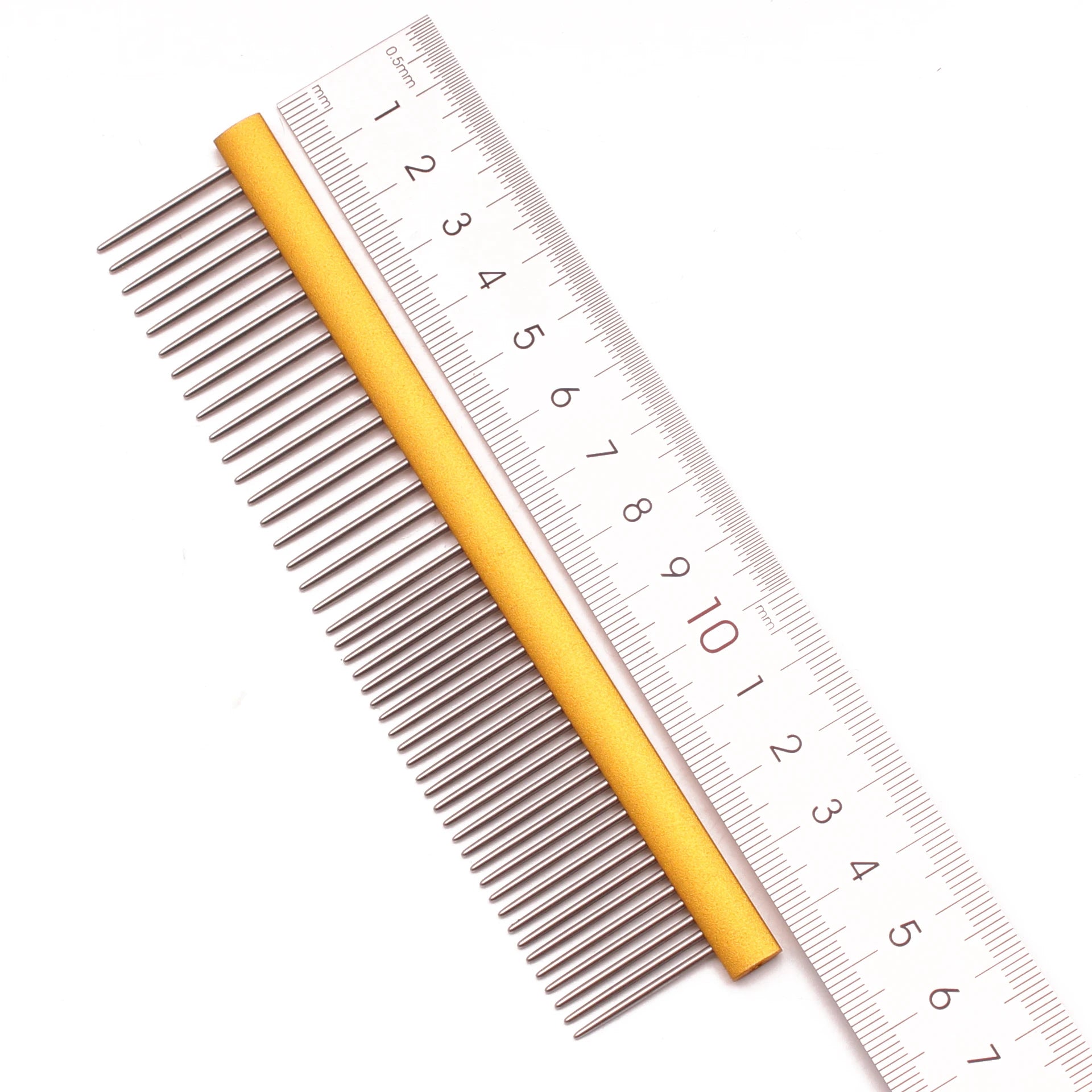 Pet Comb Aluminium Handle Dog Grooming Comb Colorful Cat Flur Comb Light Colorful Brush for Pet Salon Dropshipping